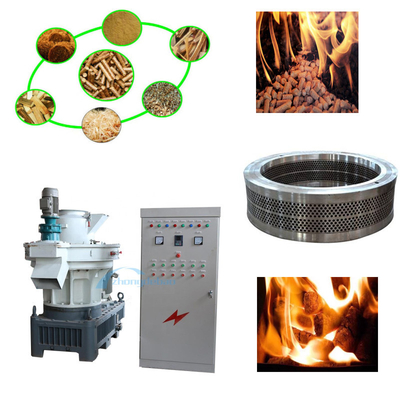 450-700mm automatische Kugel-Mühlmaschinen-industrielle Biomasse-Kugel-Maschine