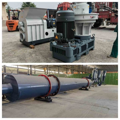 Kugel-Hersteller-Sägemehl vertikaler Ring Die Pellet Machine der Biomasse-3-5t/H hölzernes