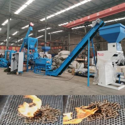 Biofuel Biomass Wood Pellet Making Machine 10mm Wood Chip Pellet Mill For Furniture
