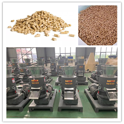 der Ebenen-55kw Biomasse-Kugel-Maschine CER Würfel-hölzernes Kugel-des Hersteller-250-800kg/H