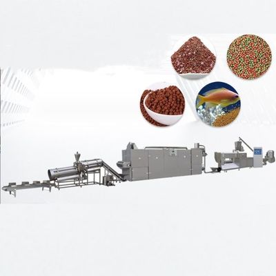 Vollautomatische Floating Feed Extruder-Maschine Floating Fisch Futter Produktionslinie 5,5 kW