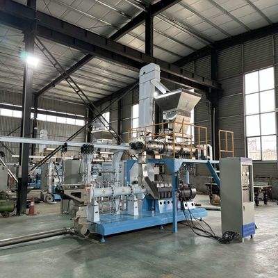 TWIN-SCHREW FEED EXTRUDER TILAPIA FLOATING FISH FOOD PRODUCTION MACHINE CE / SGS zertifiziert