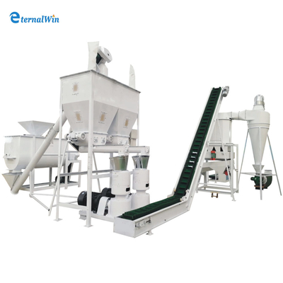1000-5000kg/h Holzpelletschaffende Maschine Vollset Holzmühle Produktionslinie
