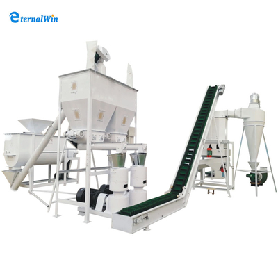 Anpassungsfähige Pelletierungsanlage für Futtermittel mit Installation durch Ingenieur und 380V/50Hz/3Phasen-Stromversorgung