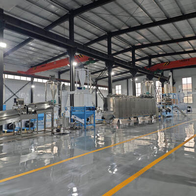 Multifunctional 500KG/H-10t/h Fish Feed Extrusion Line with Single/Twin Screw Option and Stainless Steel Construction